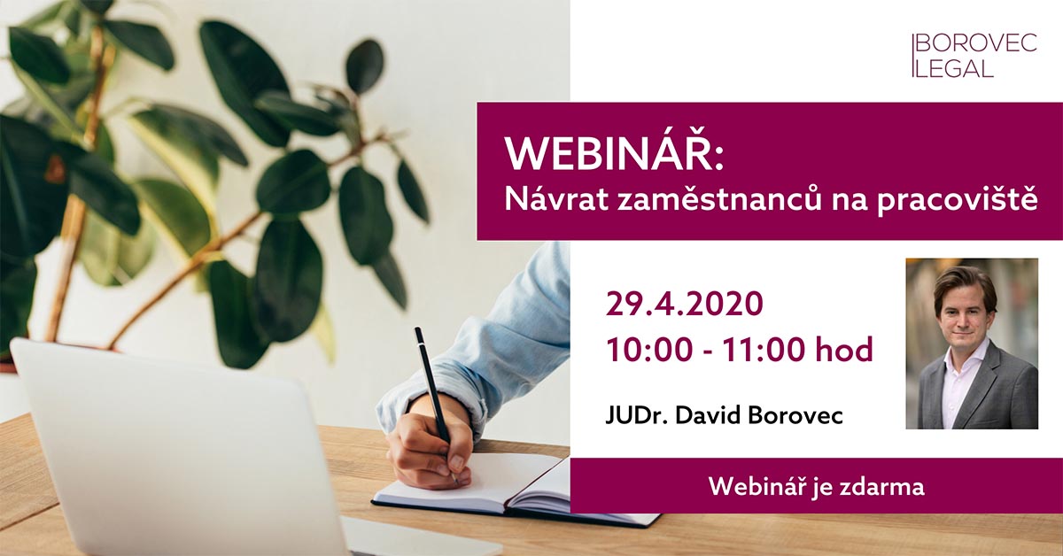 Webinář: Návrat zaměstnanců na pracoviště