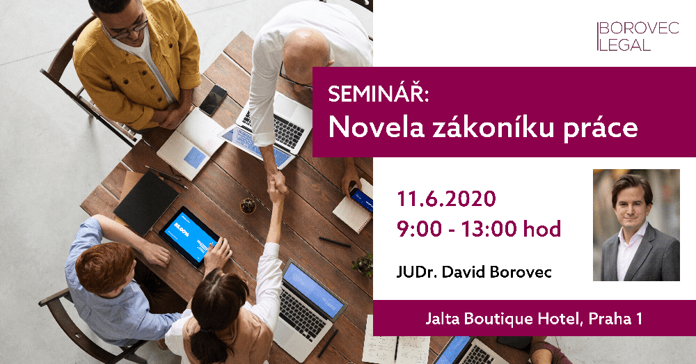 Seminář: Novela zákoníku práce 2020