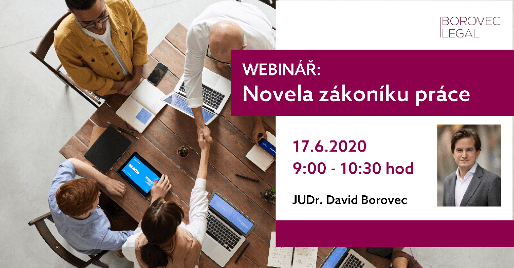 Webinář: Novela zákoníku práce 2020