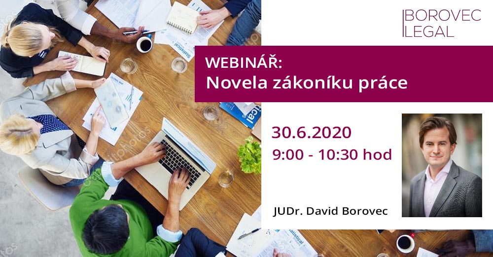 Webinář: Novela zákoníku práce 2020